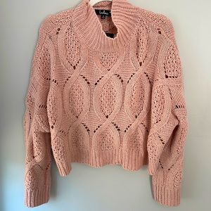 LULUS - Pink Cropped Sweater